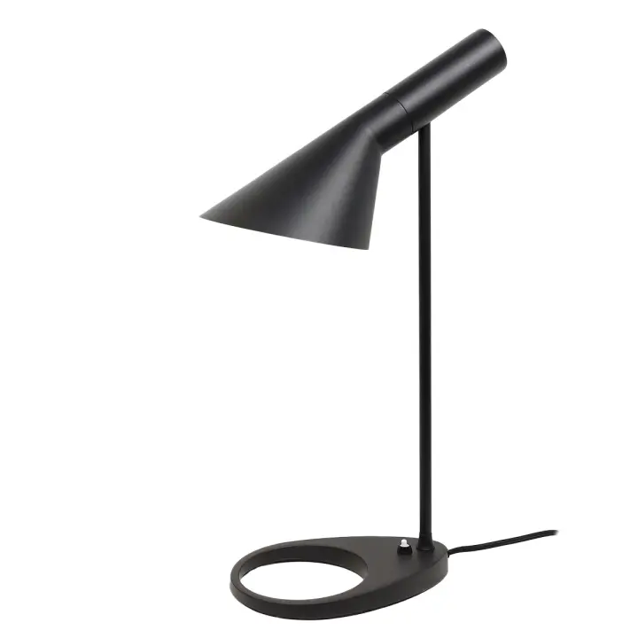 ALPINALUZ Lámpara de Mesa Aluminio para Escritorio, Mesa de noche, Mesa de Trabajo E27 - 1