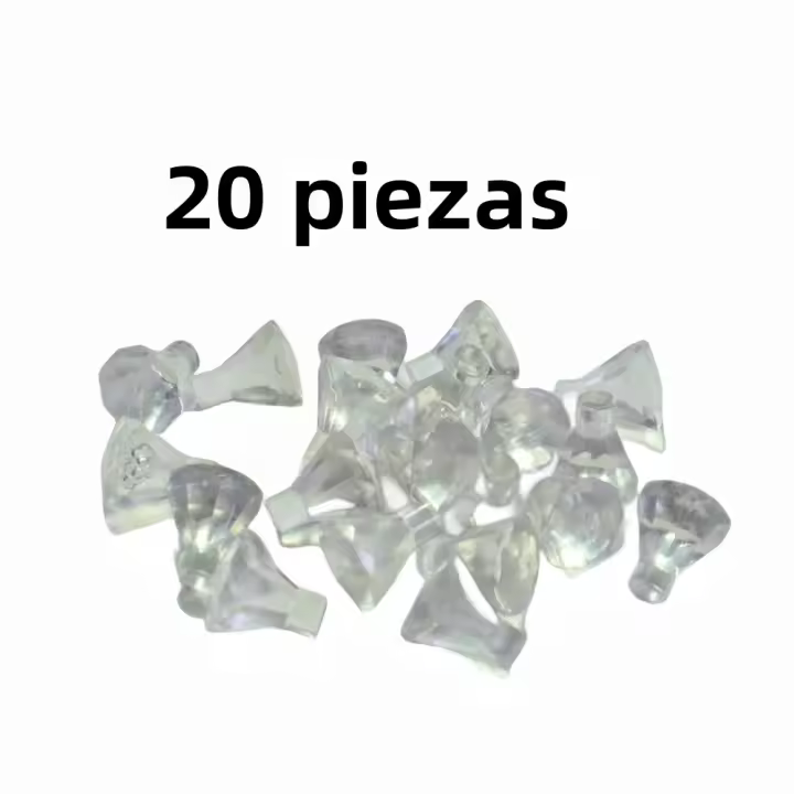 Bloques De Construcción Compatible MOC 20pcs Accesorios De Diamante Para Niños DIY Educativo Decoración De Escritorio Regalo De Cumpleaños Para Niños Edad 6-12 Años - 1