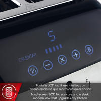 MAGEFESA RISE DIGIT Tostadora de 925W para 2 Tostadas, Funciones: Parar, Descongelar y Calentar, 7 Niveles de Tostado - details 4