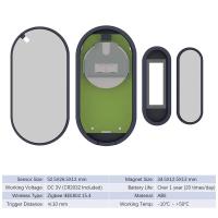 Sensor De Puerta Y Ventana Zigbee Tuya Alarma Antirrobo Para Seguridad Del Hogar Compatible Con Alexa Y Google Home Smart Life - details 4