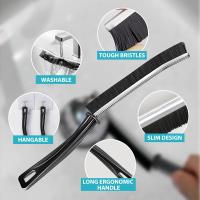 Cepillo De Limpieza Para Ranuras Con Pincel Duro Herramienta De Limpieza Para Baño Y Cocina Con Pincel Angulado Rígido Para Limpieza General - details 3