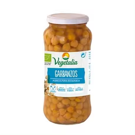 Garbanzos Bio Vegan 540g Vegetalia - 1