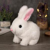 Juguete Eléctrico De Conejo Interactivo Peluche Bunny Con Zanahoria Que Camina Orejas Saltarinas Cola Movible Regalos De Cumpleaños Para Niños - details 7