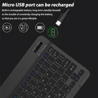 Teclado Bluetooth Mini Para Tableta Y Teléfono CASEPOKE Compatible Con iPad Xiaomi Samsung Huawei Android IOS Windows - details 3