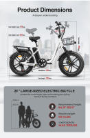 Bicicleta Eléctrica plegable samebike c05pro 36V 13ah Katería extraible 20*4,0 Grasa ebike 7 bicicleta urbana - details 13