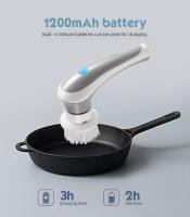 Cepillo De Limpieza Eléctrico Multifuncional Recargable 3 En 1 Para Cocina Baño Y Ventanas Cepillo Rotativo Para El Hogar Material Plástico - details 8