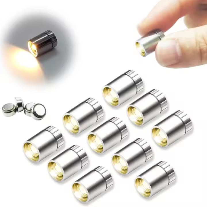 10pcs Luces LED Miniatura Cambio De Color Para Manualidades O Decoración De Fiesta De Globos Casa De Muñecas Estilo Moderno - 1