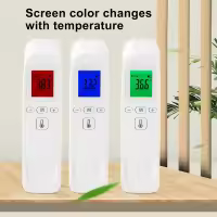 Termómetro Infrarrojo Digital No Contacto Medidor De Temperatura Frontal ABS Para Cuerpo Herramienta De Medición Precisa Y Rápida - details 3