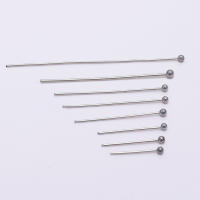 100pcs Broches De Cabeza De Bola De Acero Inoxidable Para Joyería DIY Tamaños 15 20 30 40 50mm Accesorios De Encuentros Brillantes - details 6