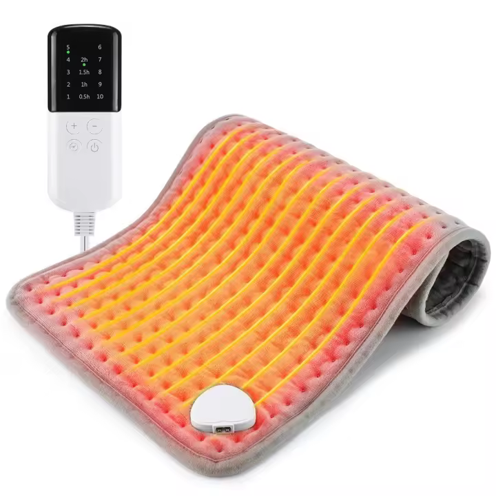 Manta eléctrica nueva con control de temperatura de 10 velocidades, manta calefactora eléctrica enchufable para el hogar, almohadilla térmica para fisioterapia - 1