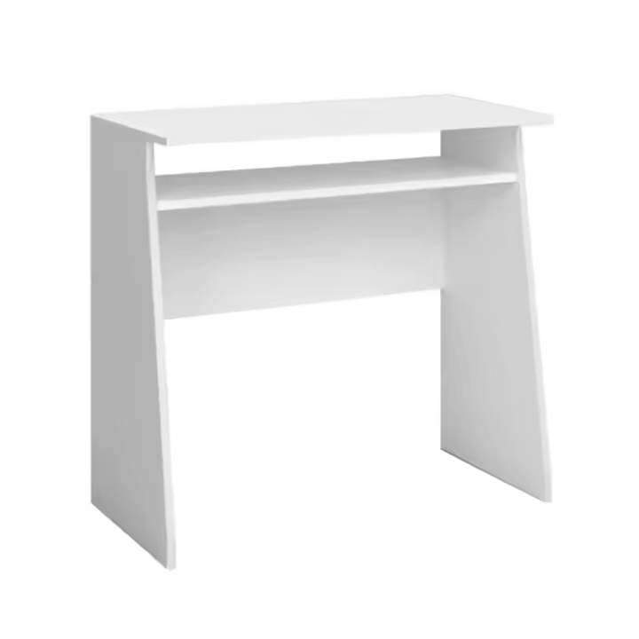 Miroytengo Mesa Escritorio Kripton Color Blanco Mate Oficina Despacho Estilo Moderno Muebles 76x80x40 Cm - 1