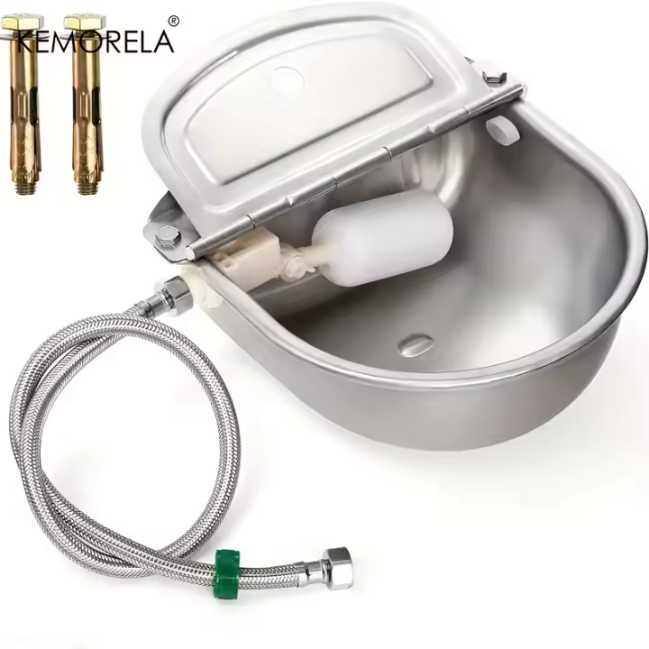 Dispensador De Agua Automático KEMORELA De Acero Inoxidable Para Animales De Granja Tazón De Agua Para Ovejas Y Ganado - 1