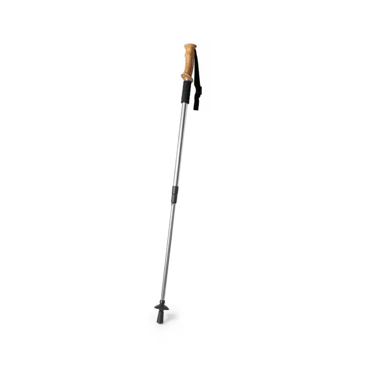 TIENDA EURASIA - Bastones Senderismo | Bastón Plegable de Aluminio | Mango Ergonómico | Altura Regulable | Extensible hasta 135 cm | Incluye Accesorio Nieve y Funda de Transporte - 1