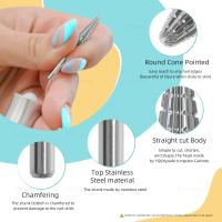 HYTOOS Bits De Taladro Para Uñas Cono Doble 15mm Taper Carburo Herramienta De Limpieza De Cutícula Y Eliminación De Gel Suave - details 3