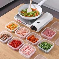 Caja De Almacenamiento Para Alimentos De Refrigerador 10pcs Multiusos Para Cocina Fresh-Keeping Función De Plástico Reutilizable - details 6
