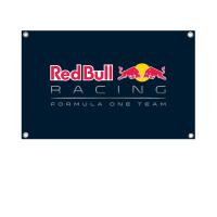 Bandera De Fiyera Roja De Racing Bull 1PC Poliéster Exterior Decoración De Habitación Estética Con Cuatro Agujeros Para Uso Publicitario - details 8