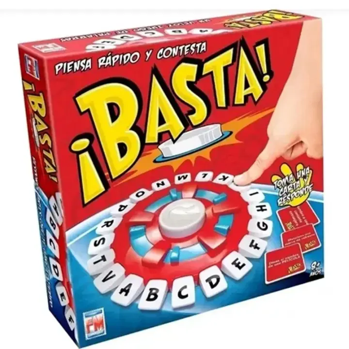 Juego De Mesa Basta Versión En Español Think Tapple Juego De Palabras Para Familia Y Amigos Juguete Educativo De Lenguaje - 1