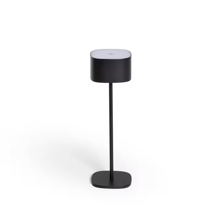Ledkia Lámpara de Mesa LED Portátil Exterior con Batería USB Recargable Mounka Square Blanco - 1