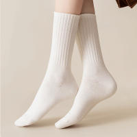 5 Pares De Calcetines Casuales Para Mujer En Color Sólido Transpirables Cómodos De Alta Calidad Deportivos Calcetines Femeninos - details 7
