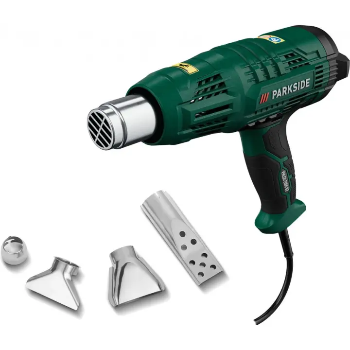 PARKSIDE PHLGD 2000 B2 – Pistola de Aire Caliente Profesional 2000W con Pantalla LCD - 1