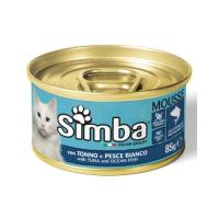 SIMBA COMIDA HUMEDA PARA GATO MOUSSE ATUN Y PESCADO /POLLO  A TACCHINO 24*85g - details 1