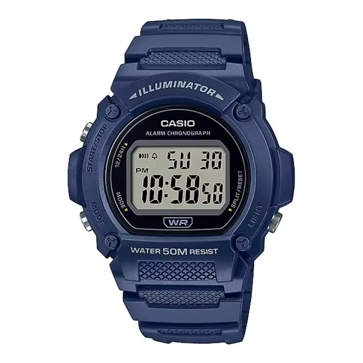 Casio W-219H-2AV: Muestra tu Estilo con este Reloj Duradero en tu Muñeca - 1
