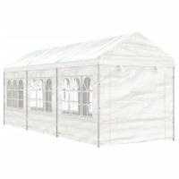 vidaXL Cenador con techo polietileno blanco Dimensiones 2.28 x 2.23 x 2.69 m,  4.46 x 2.28 x 2.69 m,  6.69 x 2.28 x 2.69 m y mas - details 3