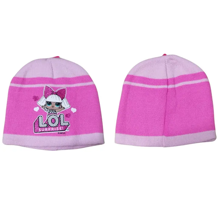 LOL Surprise! Gorro Infantil Rosa para Ñiñas Talla unica - 1