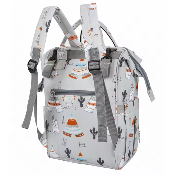 Porcheddu Bolso de pañal para Bebe Grande capacidad Bolsa de viaje para Mamá embarazada con ASA para Carro de comprar - 1