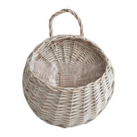 Cesta De Rotura Colgante Para Pared Hecha a Mano Con Vaso De Rattan Decoración De Jardín Y Balcón De Casa Maceta De Flores De Hilo Tejido - details 14