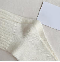 Medias Largas De Mujer En Color Sólido Estilo Preppy Japonesa Moda Dulce Medias De Algodón Y Poliéster Con Elástico Para Otoño E Invierno - details 10