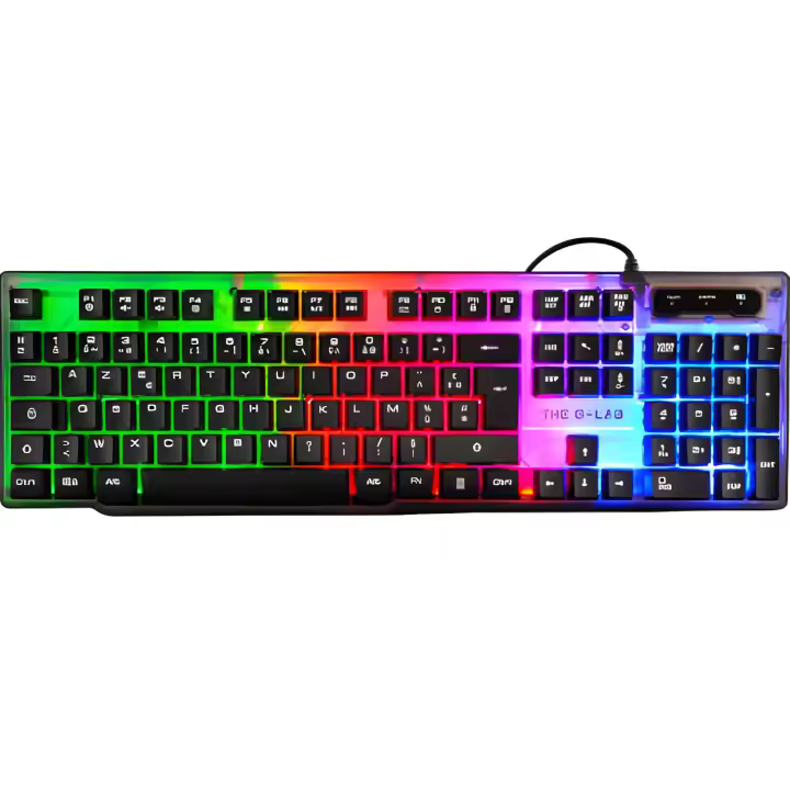 The g-lab teclado gaming neon retroiluminado - versión española (keyz-neon/sp) - 1