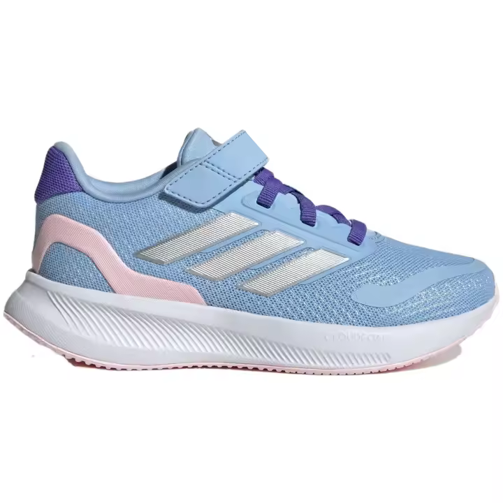 Zapatillas Adidas Runfalcon 5 El C para niños unisex en color azul - 1