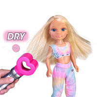 Nancy Air Styler larga melena rubia para rizar, ondular o decorar - Famosa Giochi Preziosi NAC73000 - details 5