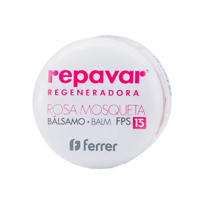 Repavar Regeneradora Bálsamo Labial con Rosa Mosqueta y Bisalobol - Reparador Labial Intensivo y Regenerador con Protección Solar FPS 15 - Hidrata, Protege y Repara la Nariz y los Labios - 10 ml - 1