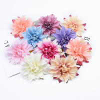 5/10 Piezas Flores Decorativas De Seda Gerbera Para Decoración De Hogar Y Boda Accesorios De Novia Adornos De Lienzo Artificiales - details 11