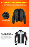 Chaqueta De Motocicleta Térmica Para Invierno Protección Contra Incidentes Ropa De Motocicleta Deportiva Para Carreras En Carretera Material Poliéster Y Nylon Unisex - details 5