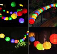Faroles de luces solares MOLVCE para exteriores, 8 m, 30 LED, luces de hadas para interiores, 8 modos de temporizador, luces de hadas solares para exteriores, resistentes a la intemperie, para jardín, terraza, balcón, patio, decoración de bodas y fiestas, - details 2