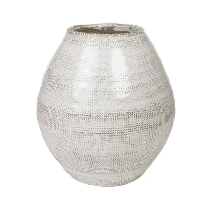 FLORERO LISO TERRACOTA DECORACION HM29 FIJALO - 1