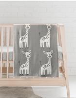 Manta de punto de elefante y jirafa, estilo Ins sencillo, para bebé, para primavera y otoño, para bebé - details 9
