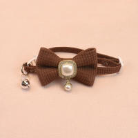Collar De Gato Ajustable 20-35cm Con Colgante De Perla Vintage Y Lazo Bellaco Collar De Perro Pequeño Para 2024 - details 9
