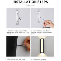 Luz De Pared Larga Exterior Impermeable Moderna Con LED Iluminación De Bandeja IP66 Jardín AC 85-256v Decoración Exterior - details 3