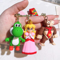 Llavero Super Mario Bros De Anime Figura Toad Yoshi Decoración Para Coche Accesorios Para Mochila Juguete Para Niños Regalos De Navidad - details 3