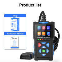 Escáner T300 OBD2 Lector de códigos de estado I/M Modo 6 Modo 8 Herramienta de escaneo Información de ECU Datos en vivo Probador de sensor de O2 Búsqueda de DTC Prueba de batería Actualización de software - details 11