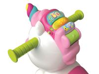Clementoni 61555 El Unicornio Balancín Unicornio balancín y correpasillos con música, Canciones y contenidos educativos: números, Letras, para bebés a Partir de 12 Meses - details 1