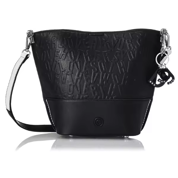 Desigual Bolso Kaila Bari 20WAXPC9 Negro 24x18x11 Mujer Bandolera LOVE - 1