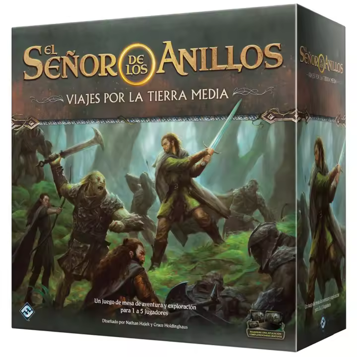 Viajes por La Tierra Media, El Señor de los anillos, CASTELLANO Juego de mesa - FANTASY FLIGHT GAMES - 1