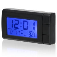Reloj Digital Automático YOSOLO Con Display De Temperatura Adhesivo Self-Adejusable Ornamento Para Coche Medidas 1.6x3.9cm - details 3