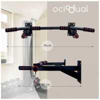 Ociodual Barra Dominadas, Gimnasio en Casa, Barra Dominadas Pared, Anclaje con Tornillos, Ejercicio en Casa, Hogar Trx Calistenia, Gym en Casa, Barra de Dominadas de Pared, Pull Up Bar - details 5