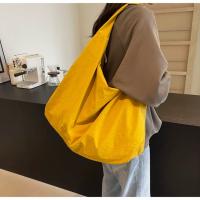 Bolso De Hombro Casual De Nylon Para Mujer Con Compartment Interior Bolsa De Compras Con Cierre De Cremallera Color Sólido Estilo Versátil - details 17